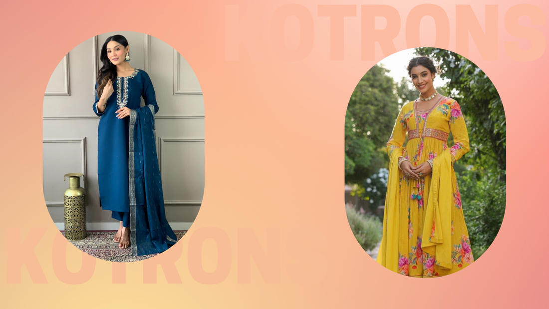 Anarkali Kurtas vs. Straight Kurtas: Which Suits You Best