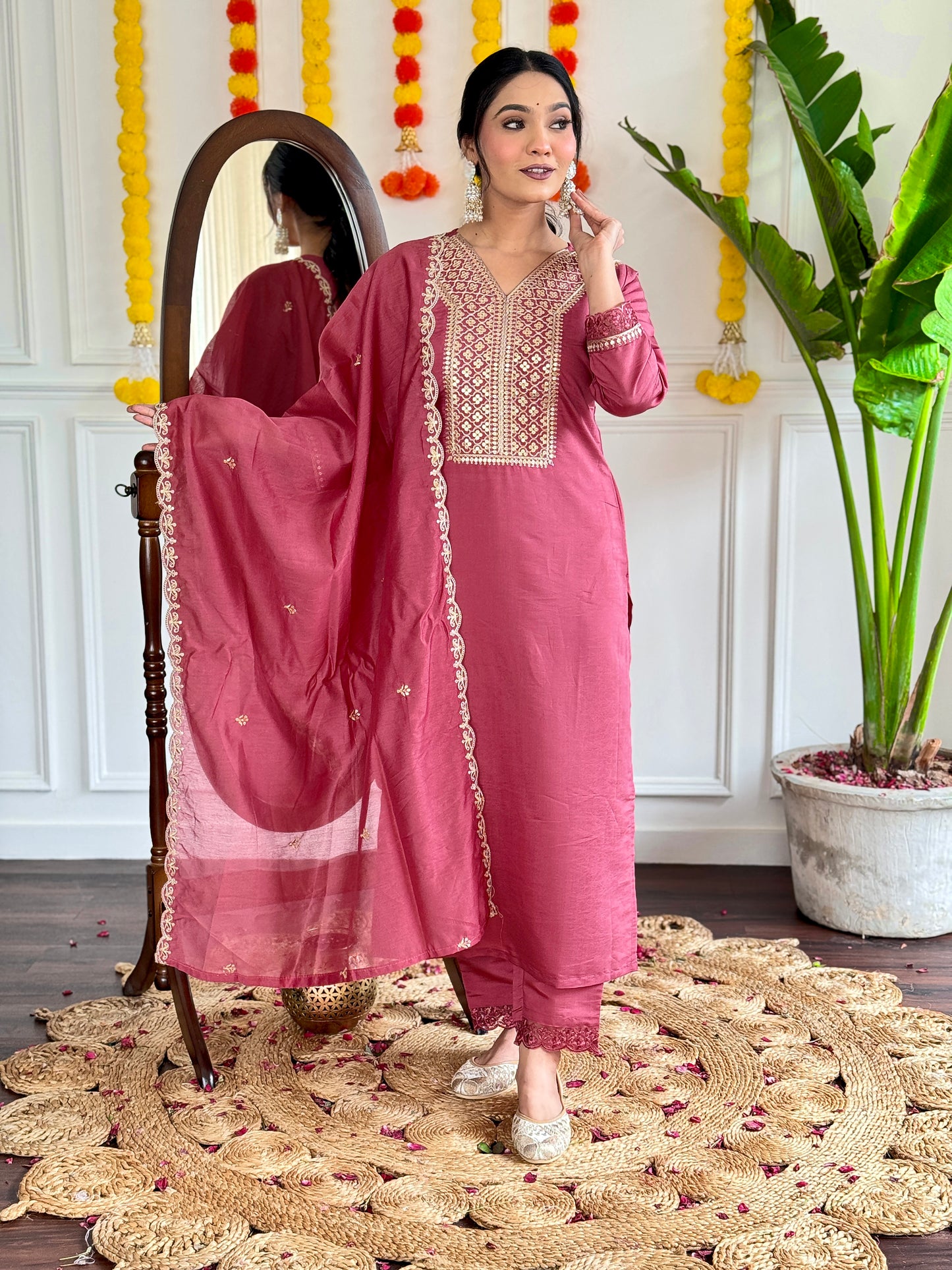 Women Embroidery  Kurta Set