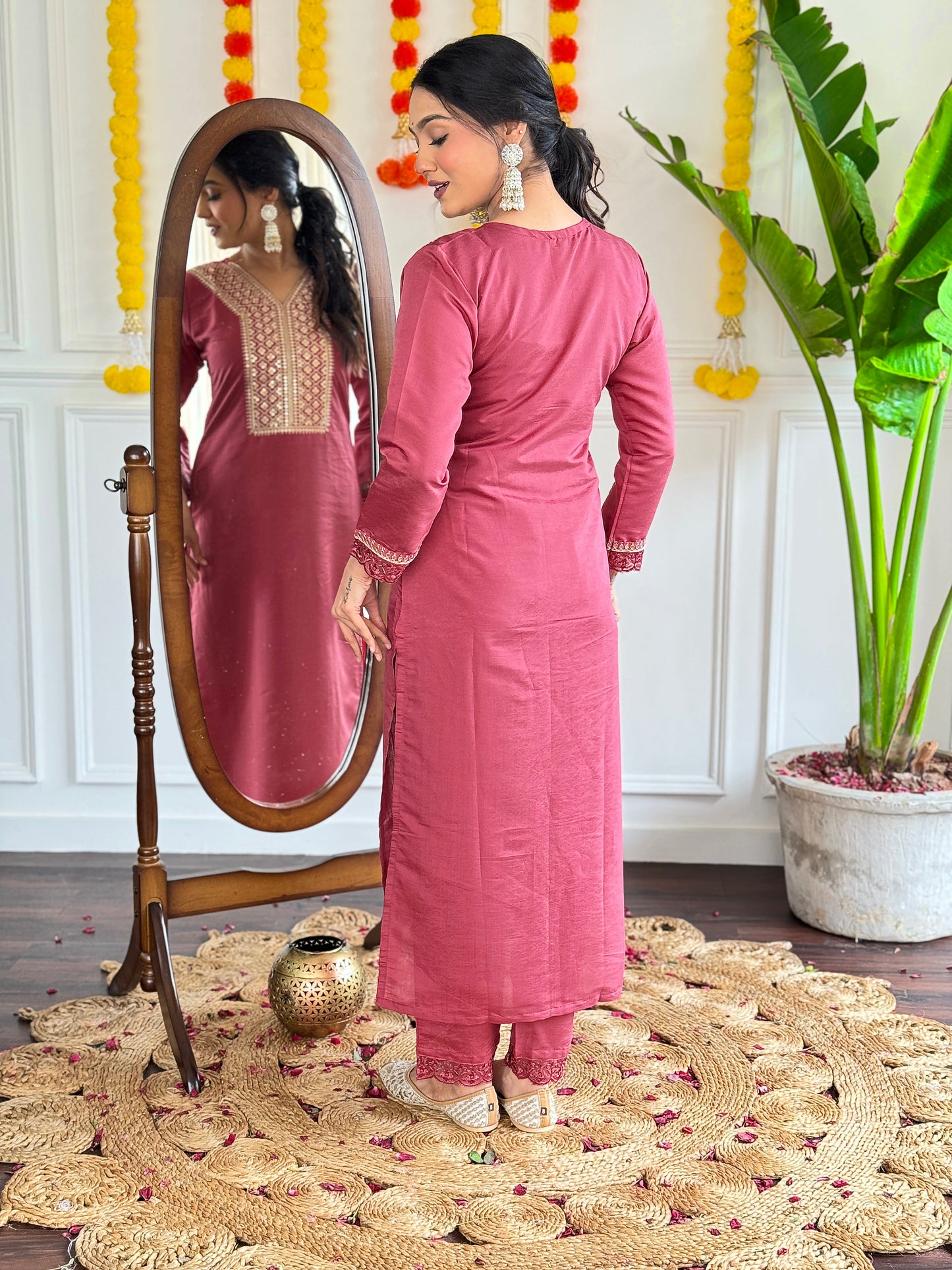 Women Embroidery  Kurta Set