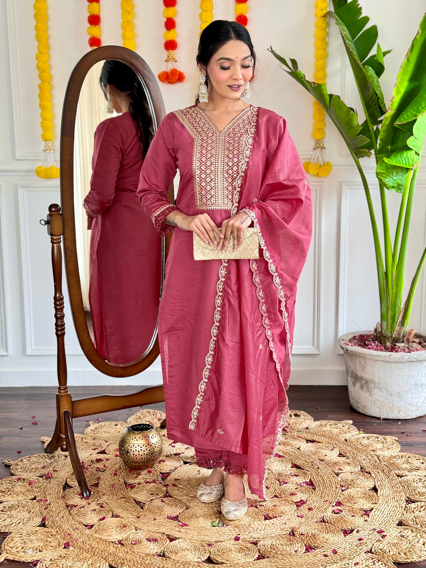 Women Embroidery  Kurta Set